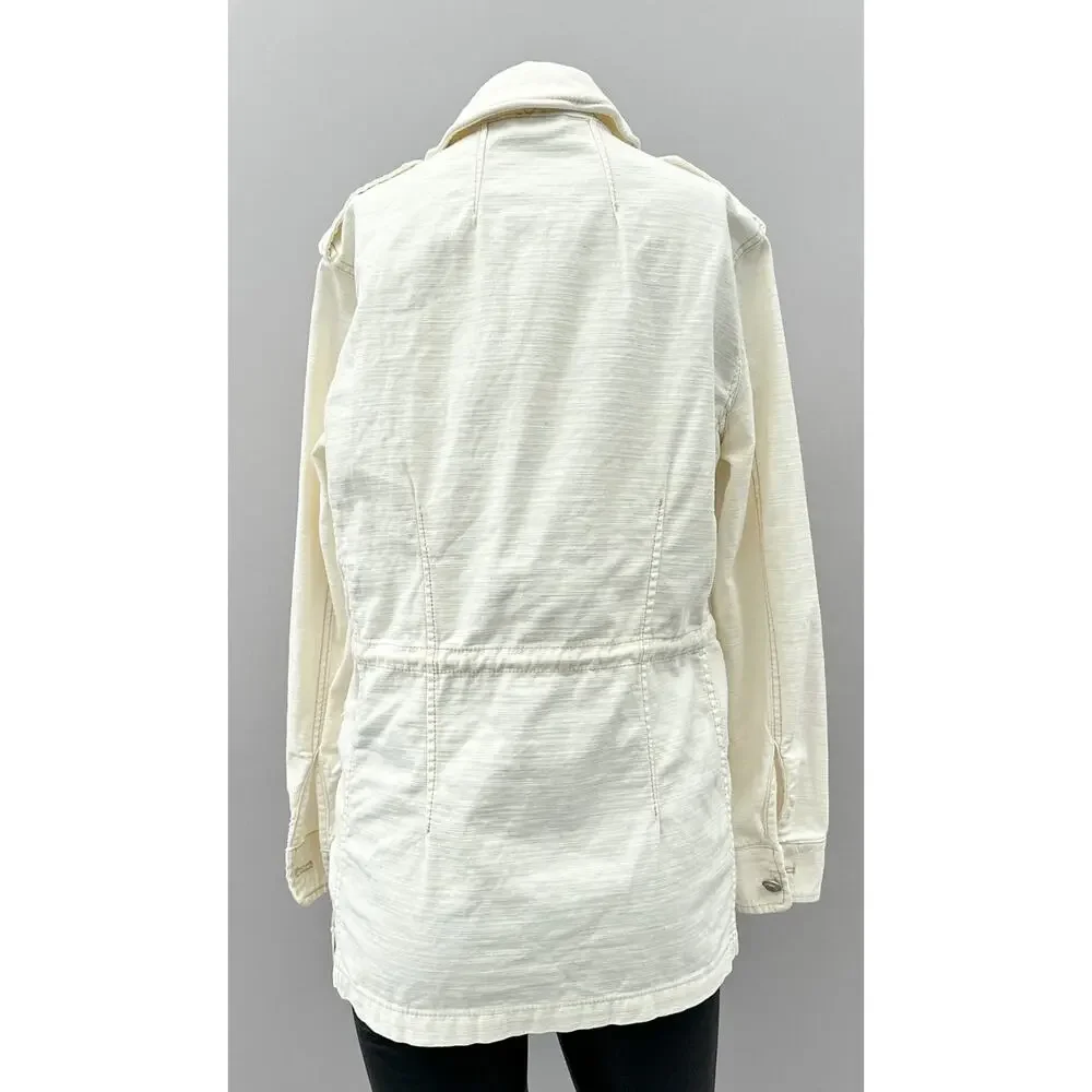 NWT Free People Not Your Brother's Utility Jacket Ecru Cream Women's Size XS - Picture 8 of 16